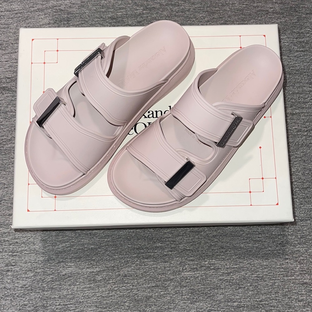 NWT Alexander McQUEEN Women's Hybrid Slide Sandals** - Picture 3 of 6